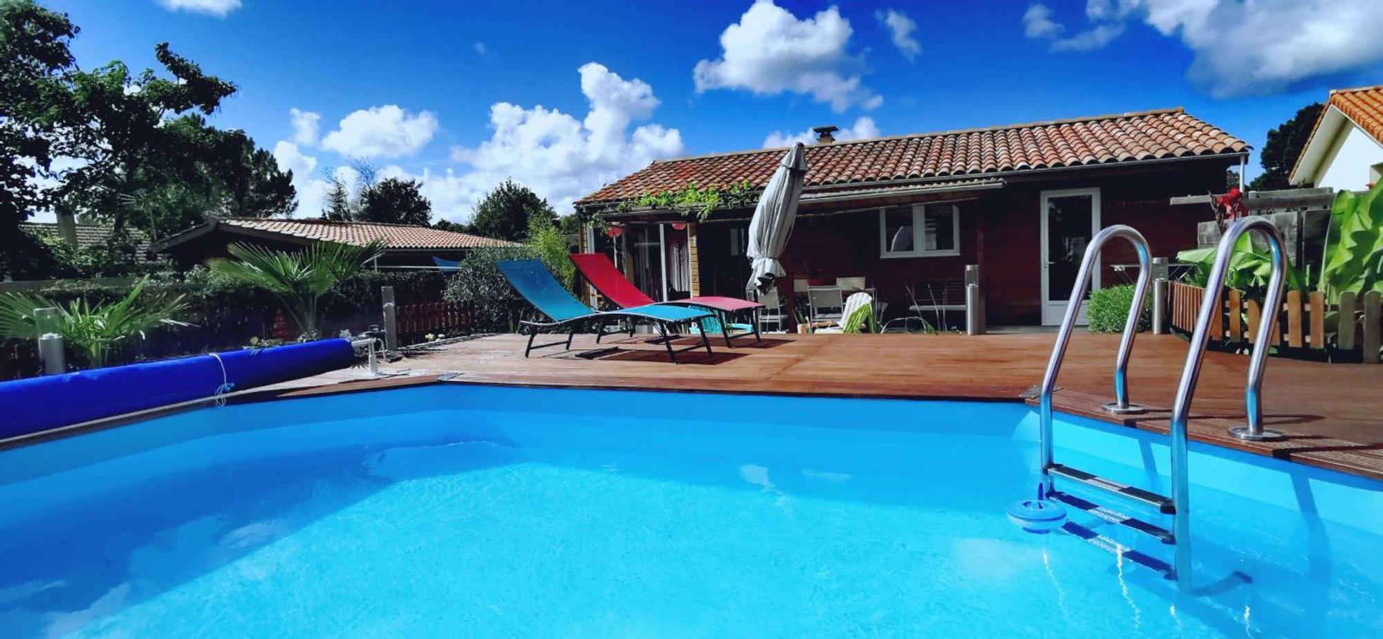 Linxe Maison & Piscine Prives,Plages Ocean Et Lac A 10 Kms מראה חיצוני תמונה