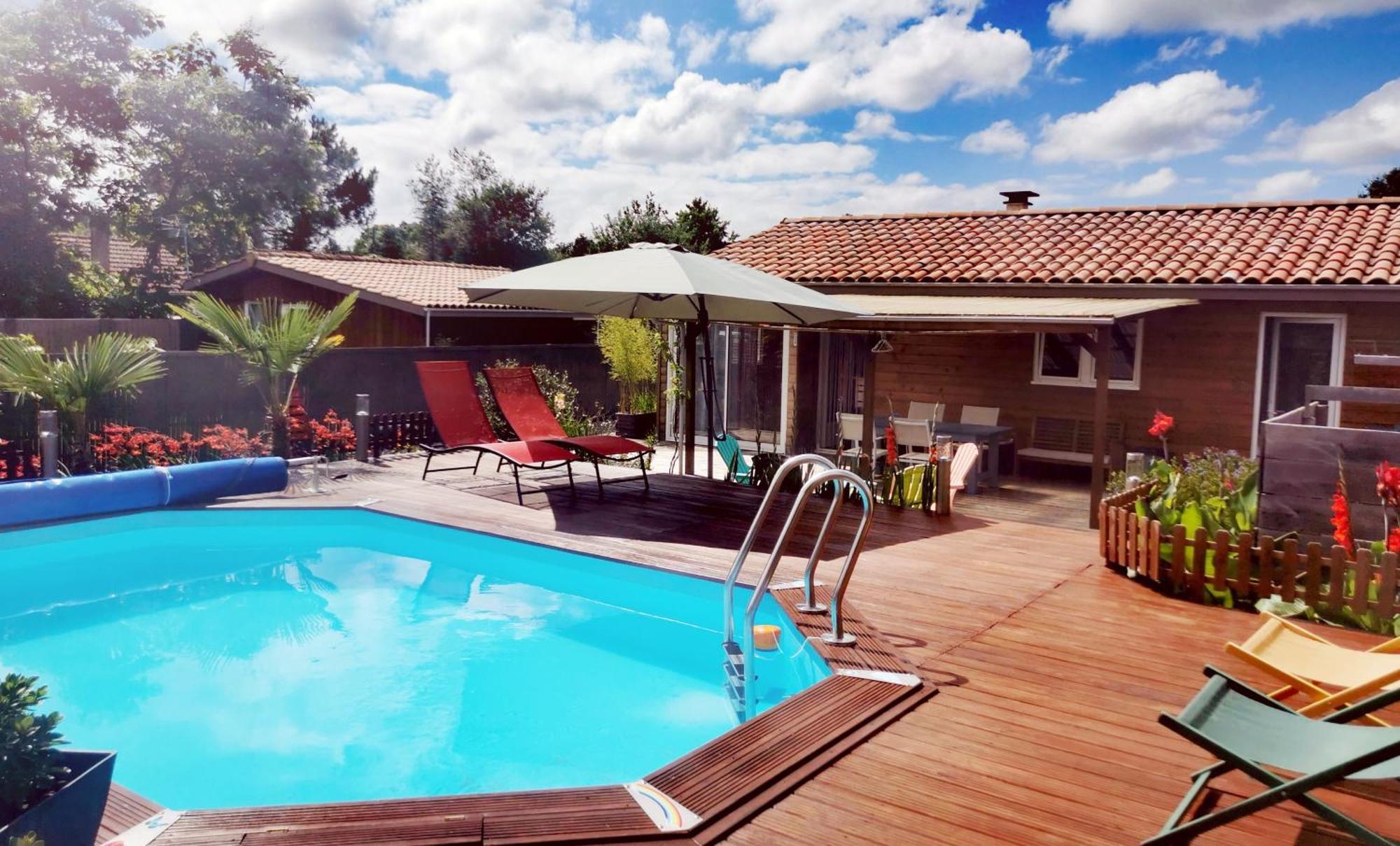 Linxe Maison & Piscine Prives,Plages Ocean Et Lac A 10 Kms מראה חיצוני תמונה